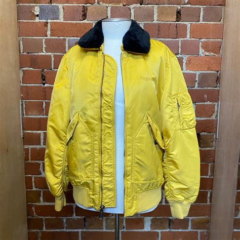 supreme yellow type i jacket